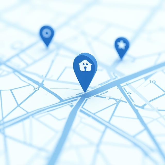 Mapa con ubicación de la oficina en Madrid