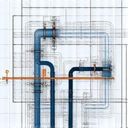 Plano de instalación de tuberías